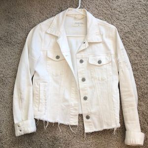 White denim jacket